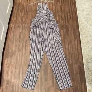 BGBGeneration Striped Jumpsuit . Size S